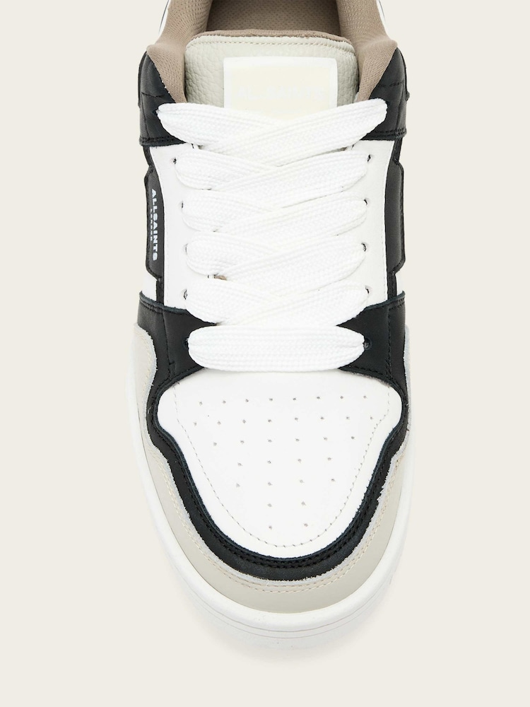 AllSaints White Regan Plus Low Top Trainers - Image 6 of 6 AllSaints White Regan Plus Low Top Trainers - Image 6 of 6