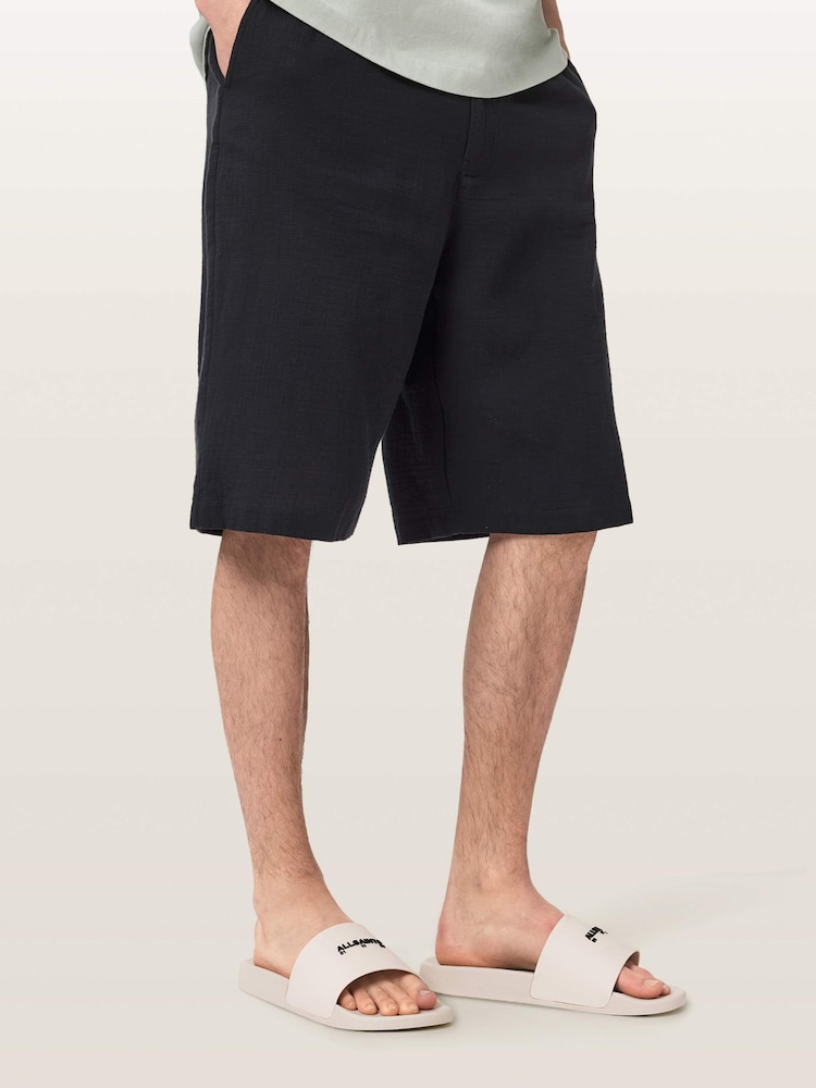 AllSaints White Date Slider Sandals - Image 1 of 5