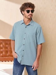 Cotton Traders Green Signature Short Sleeve Soft Touch Shirt - Image 1 of 4