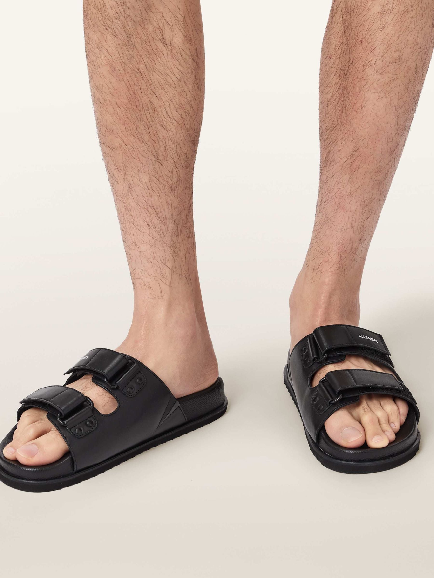 Buy AllSaints Black Vex Sandals from Next USA