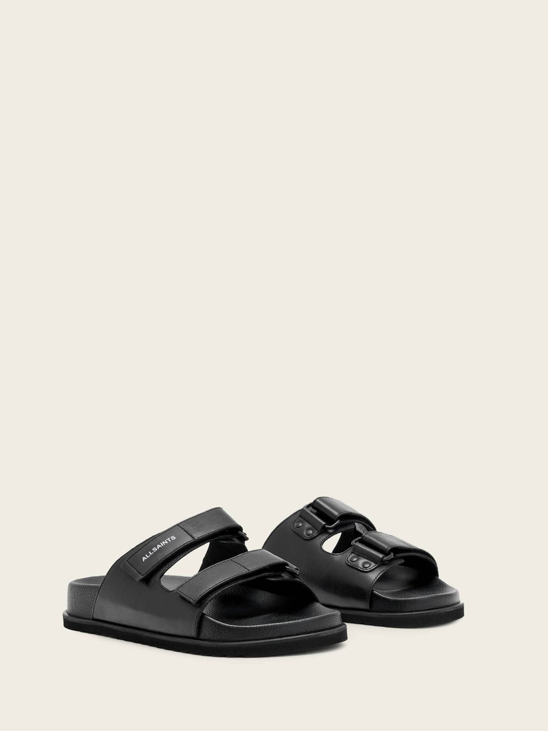 Buy AllSaints Black Vex Sandals from Next USA