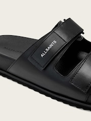 AllSaints Black Vex Sandals - Image 6 of 6