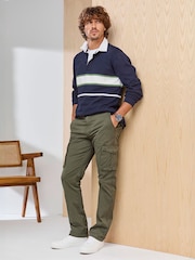 Cotton Traders Green Signature Stretch Cargo Trousers - Image 1 of 4