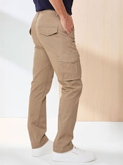 Cotton Traders Brown Signature Stretch Cargo Trousers - Image 3 of 4