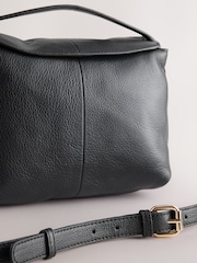 Black Suede Charm Hand Held Bag - Image 4 of 5