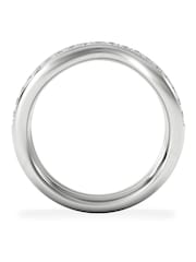 The Diamond Store Silver Duo Wave Stacking Lab Diamond Ring 0.26ct in 9K White Gold - Image 2 of 2