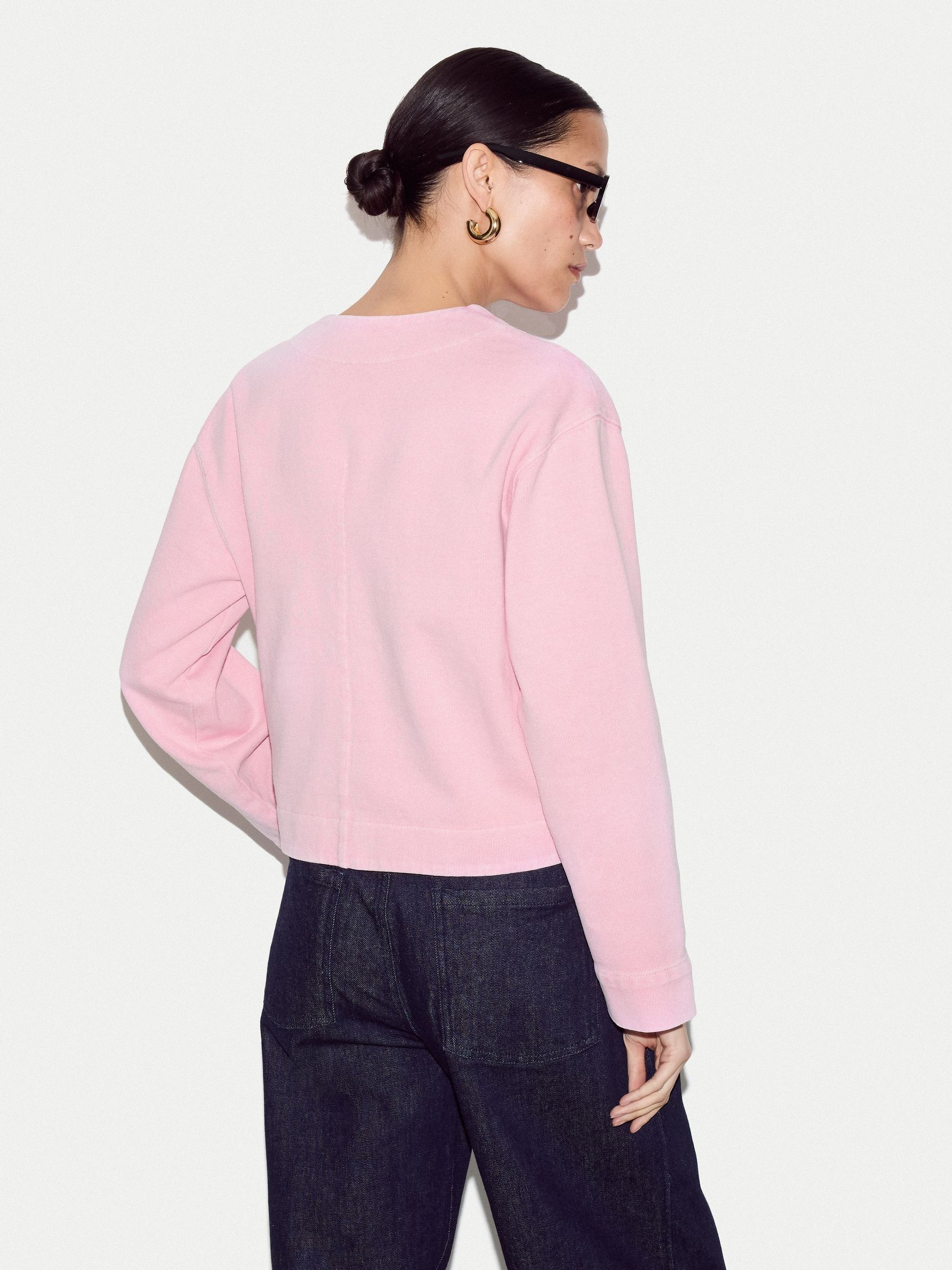 Buy Jigsaw Pink Washed Heavy Jersey Jacket from Next USA