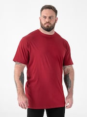 D555 Navy Blue Combed Cotton Crew Neck T-Shirt 5 Pack - Image 4 of 11