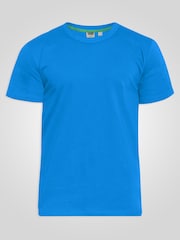 D555 Navy Blue Combed Cotton Crew Neck T-Shirt 5 Pack - Image 7 of 11