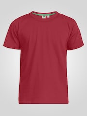 D555 Navy Blue Combed Cotton Crew Neck T-Shirt 5 Pack - Image 9 of 11