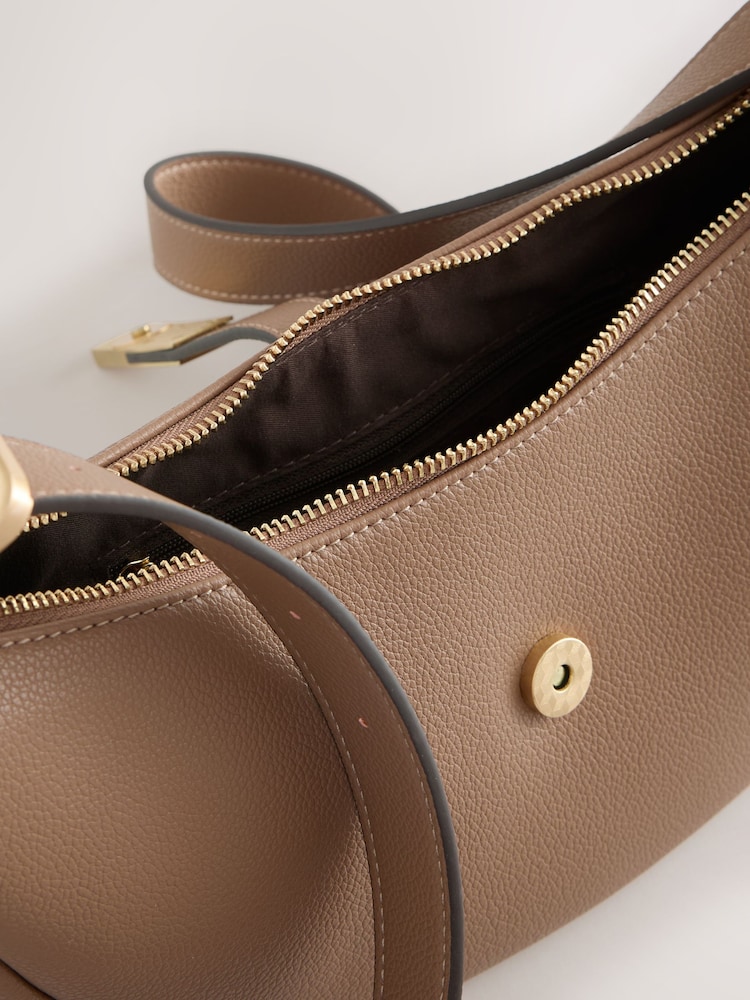 灰褐色 - Scoop Sling Cross-Body Bag - 5的图像5｝