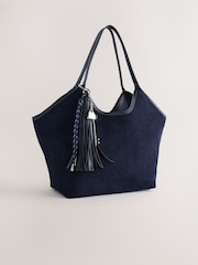 Navy Cord Charm Shoulder Bag - Image 1 of 5