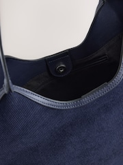 Navy Cord Charm Shoulder Bag - Image 5 of 5