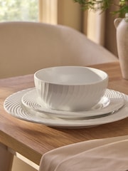 12 Piece White Lydford Dinner Set - Image 2 of 5