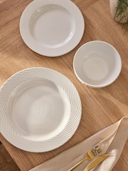 12 Piece White Lydford Dinner Set - Image 3 of 5