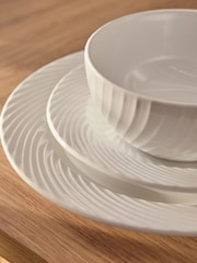 12 Piece White Lydford Dinner Set - Image 4 of 5