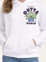 Brand Threads White Toy Story Graphic Alien Hoodie - Image 3 of 5