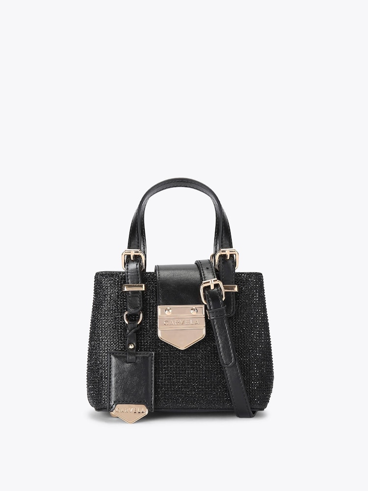 Carvela Black Maria Disco Micro Bag - Image 1 of 4 Carvela Black Maria Disco Micro Bag - Image 1 of 4