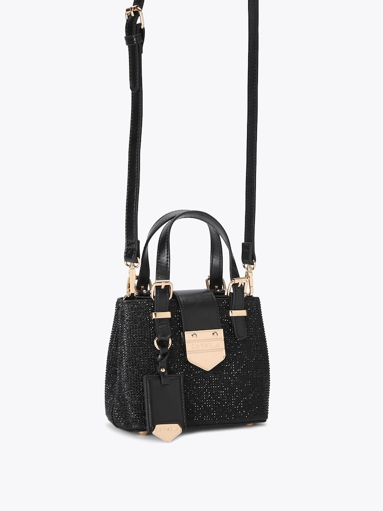Carvela Black Maria Disco Micro Bag - Image 2 of 4 Carvela Black Maria Disco Micro Bag - Image 2 of 4