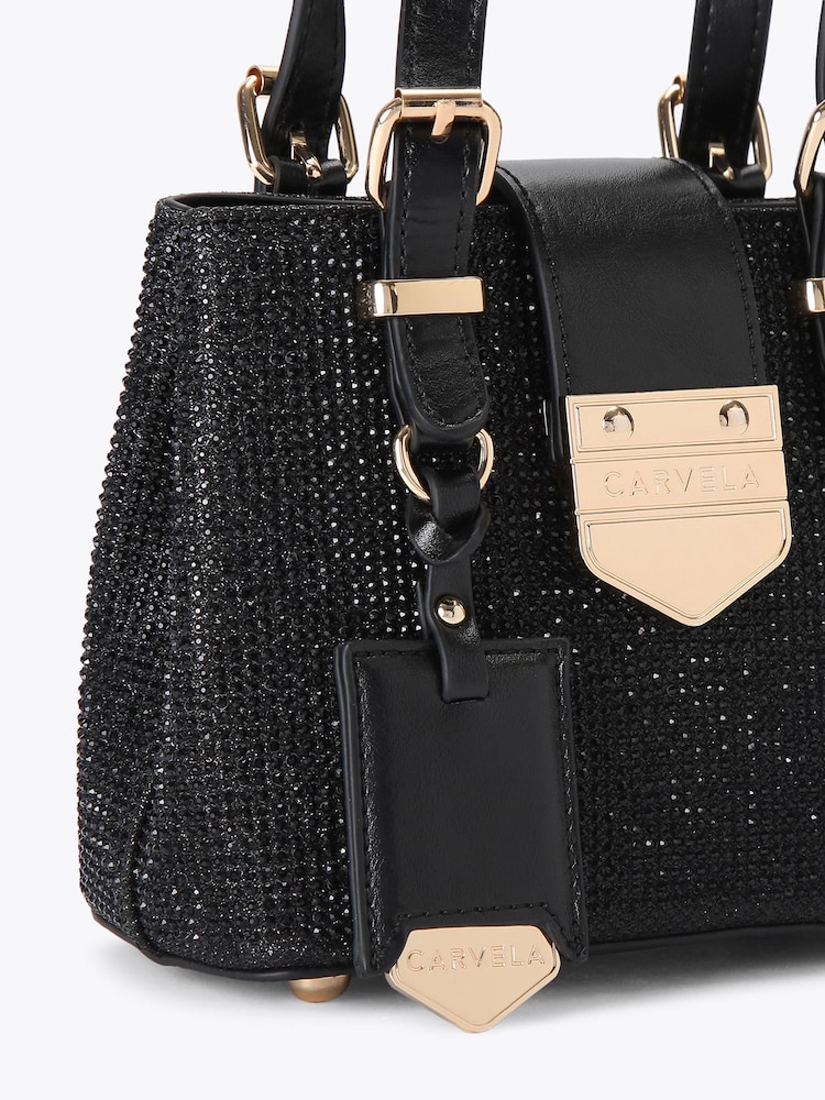 Carvela Black Maria Disco Micro Bag - Image 4 of 4 Carvela Black Maria Disco Micro Bag - Image 4 of 4