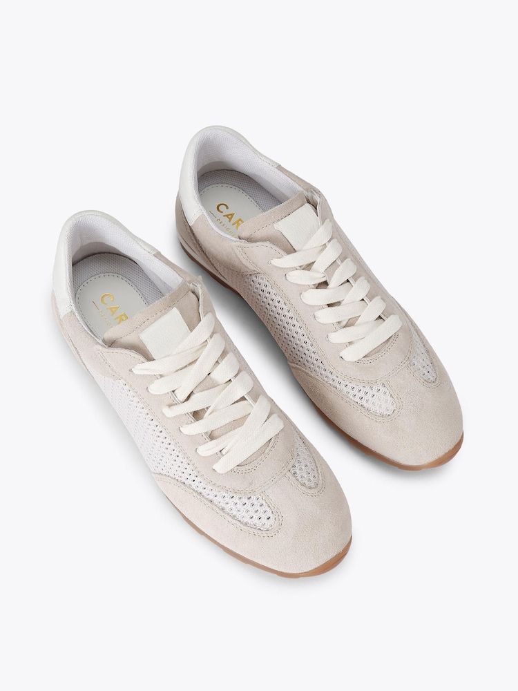 Carvela Cream Cortona Trainers - Image 2 of 4