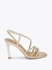 Carvela Gold Wide Fit Paparazza Jewel Heels - Image 2 of 5