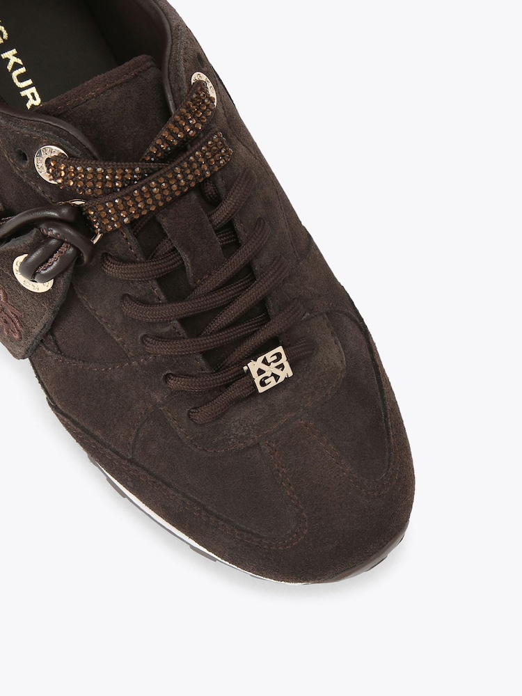 KG Kurt Geiger Brown Lorelei Trainers - Image 4 of 4