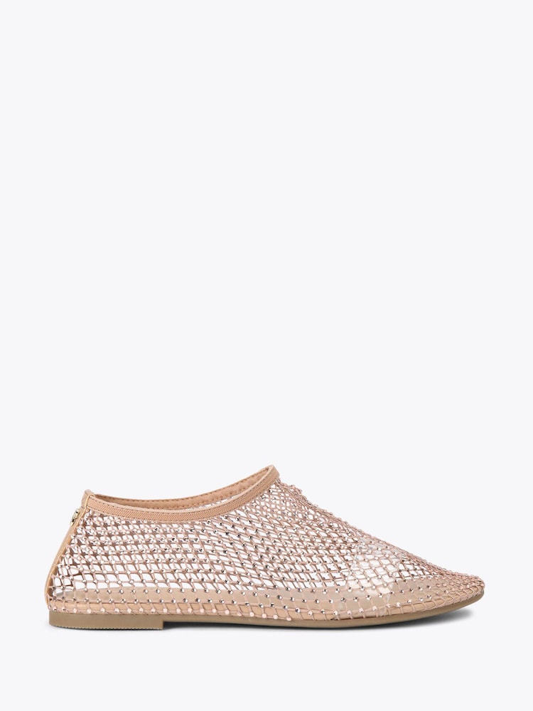 KG Kurt Geiger Pink Marve Flats Pumps - Image 1 of 4
