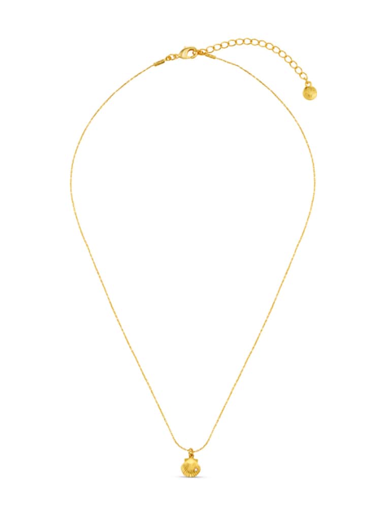 Orelia London Gold Tone Fine Crystal Shell Collar Necklace - Image 2 of 4 Orelia London Gold Tone Fine Crystal Shell Collar Necklace - Image 2 of 4