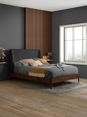 Birlea Grey Halfden Bed - Image 1 of 8