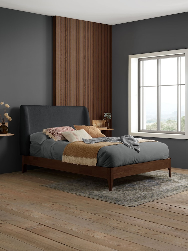 Birlea Grey Halfden Bed - Image 1 of 8 Birlea Grey Halfden Bed - Image 1 of 8