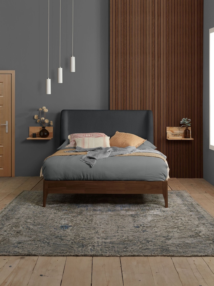 Birlea Grey Halfden Bed - Image 2 of 8 Birlea Grey Halfden Bed - Image 2 of 8