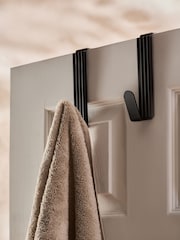 Set of 2 Black Over Door Hooks - Image 1 of 3