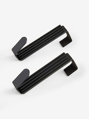 Set of 2 Black Over Door Hooks - Image 3 of 3