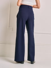 Әскери-теңіз күштері - Seraphine Maternity Over Bump Wide Leg Trousers - 7суретінің 7 суреті