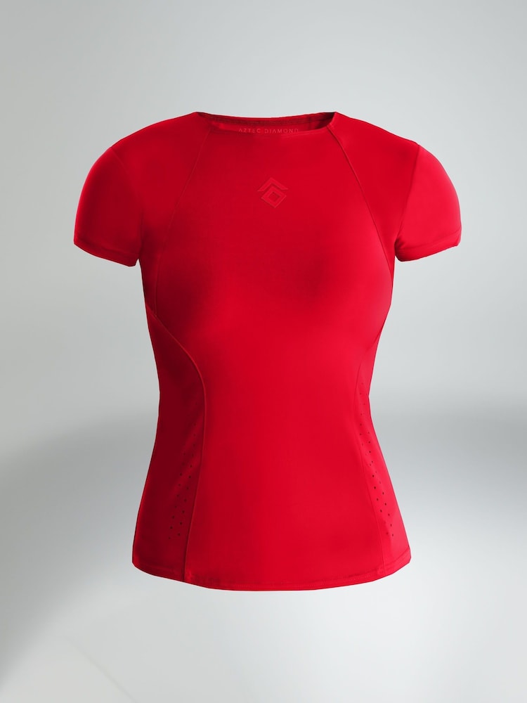 Aztec Diamond Red Core Tech Top - Image 6 of 6 Aztec Diamond Red Core Tech Top - Image 6 of 6