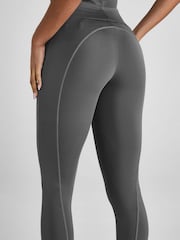 Aztec Diamond Grey Core Leggings - Image 2 of 4