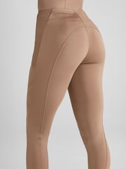 Aztec Diamond Brown Knee Grip Core Leggings - Image 2 of 5
