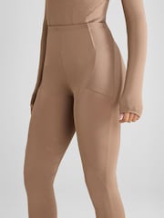 Aztec Diamond Brown Knee Grip Core Leggings - Image 3 of 5