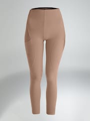 Aztec Diamond Brown Knee Grip Core Leggings - Image 4 of 5