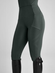 Aztec Diamond Green Full Seat Core Leggings - Image 1 of 3