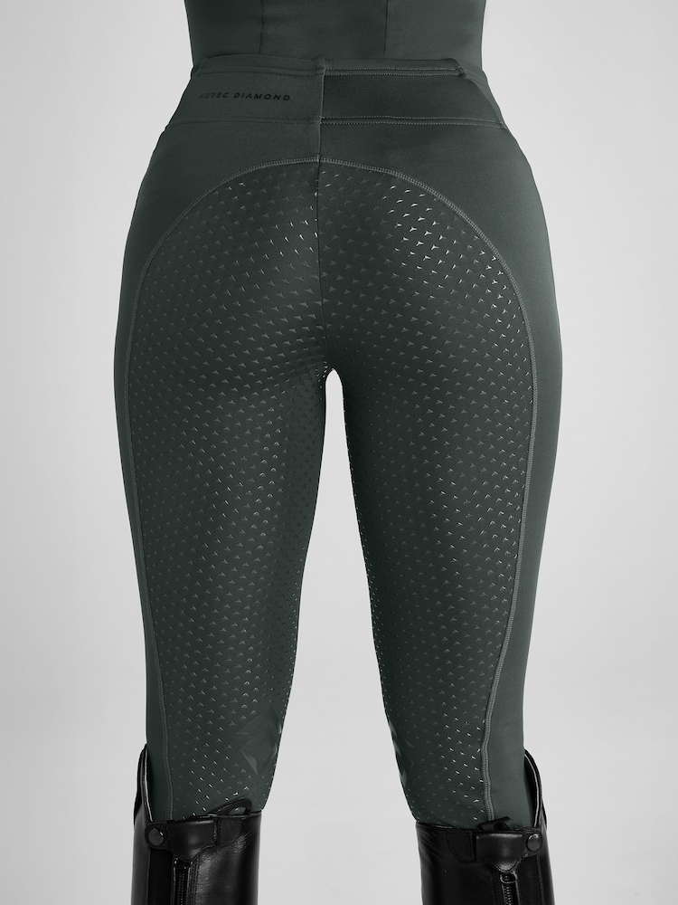 Aztec Diamond Green Full Seat Core Leggings - Image 3 of 3