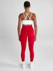 Aztec Diamond Red Core Leggings - Image 3 of 7