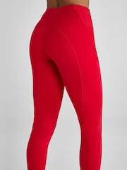Aztec Diamond Red Core Leggings - Image 5 of 7