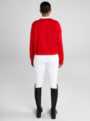 Aztec Diamond Red Sporting Goods Crew Neck Sweat Top - Image 4 of 7