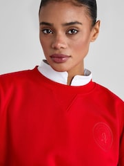 Aztec Diamond Red Sporting Goods Crew Neck Sweat Top - Image 5 of 7