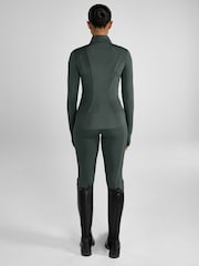 Aztec Diamond Green Knee Grip Core Leggings - Image 2 of 3