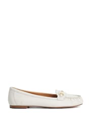 Dune London White Guno Loafers - Image 2 of 6
