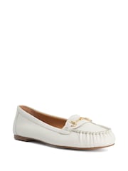 Dune London White Guno Loafers - Image 3 of 6