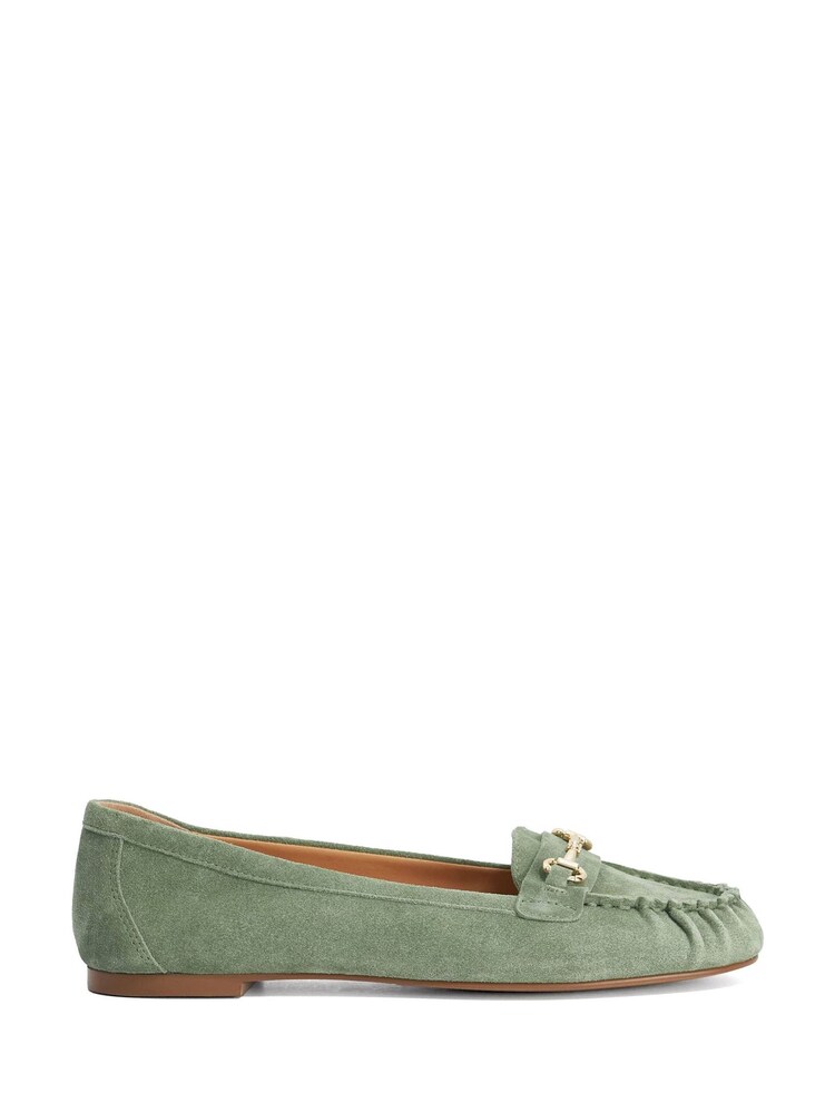 Dune London Green Guno Loafers - Image 2 of 6